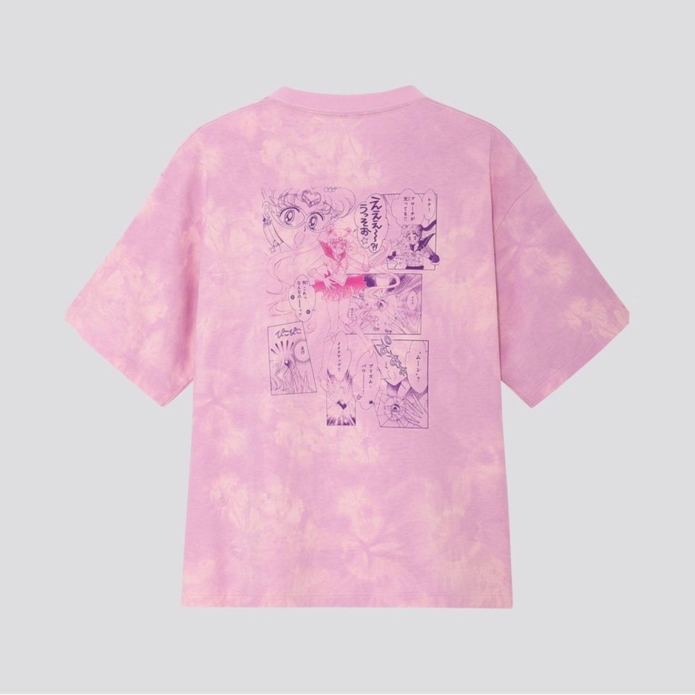 UNIQLO Sailor Moon Manga Pink T-Shirt
